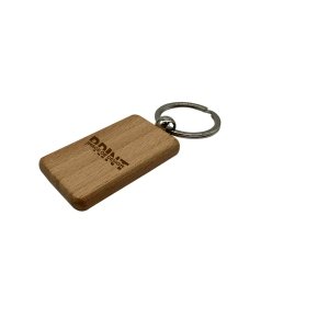 Laser-Engraved Small Rectangle wood Keyholder