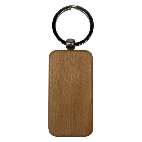 Laser-Engraved Big Rectangle Wood Keyholder - Image 3