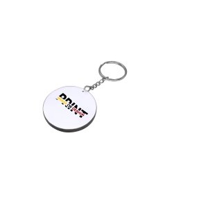 Round Polymer Keyholder - Double sided