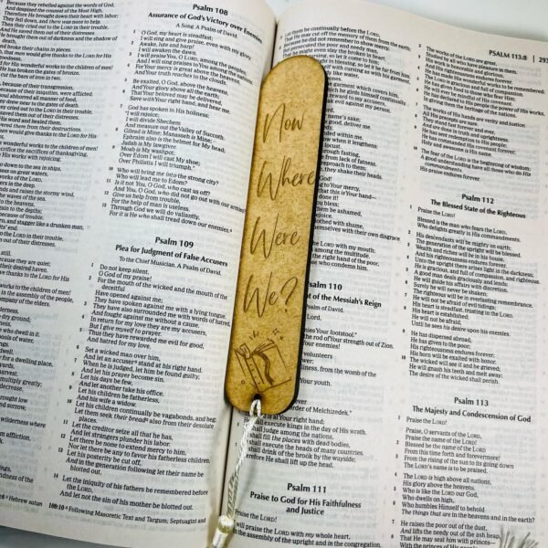 Creative Wooden Bookmark - Now where were we? - Image 2