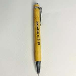 Engraved Bamboo Pen